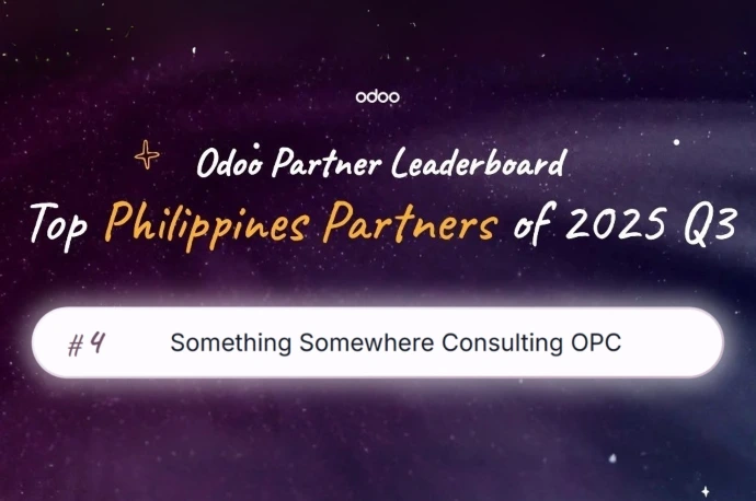 Top Philippine Odoo Partner 2025 Q3 Top Philippine Odoo Partner 2025 Q3