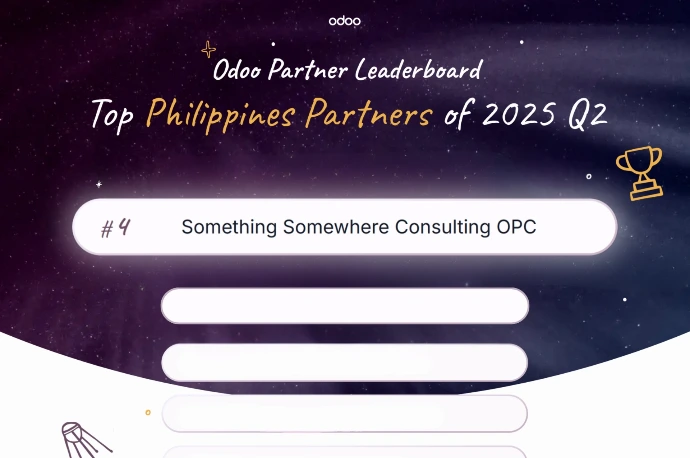 Top Philippine Odoo Partner 2025 Q2 Top Philippine Odoo Partner 2025 Q2
